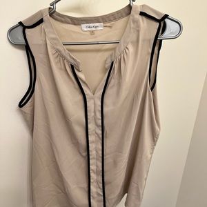 Beige Blouse.